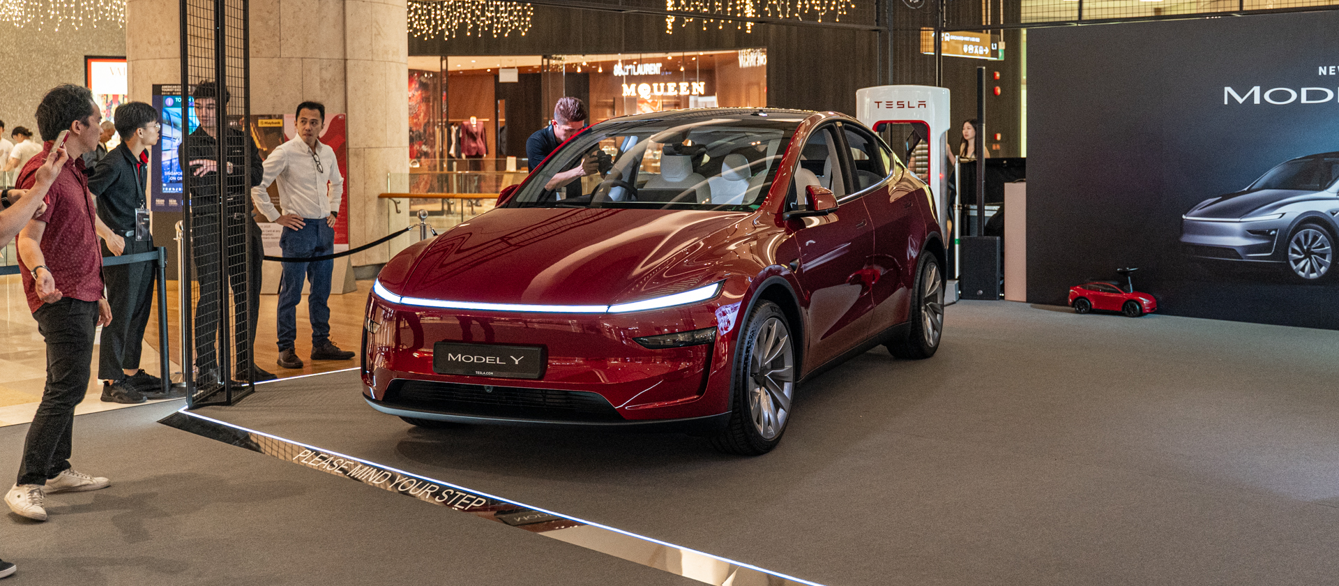 Updated Tesla Model Y Unveiled in Singapore